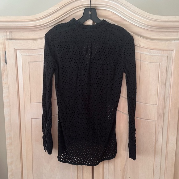 *2/$25 SALE* BCBG XXS Perforated Shirt - Picture 2 of 3